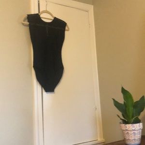 Black American Apparel Bodysuit Top